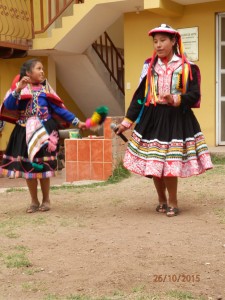 gesang mit tanz - canto con el baile